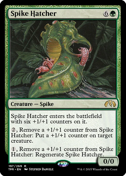 Spike Hatcher, carta Magic di tipo Creature — Spike illustrata da Stephen Daniele
