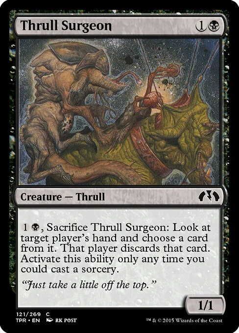 Thrull Surgeon, carta Magic di tipo Creature — Thrull illustrata da rk post
