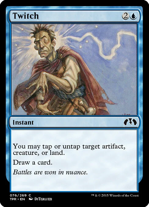 Twitch, carta Magic di tipo Instant illustrata da DiTerlizzi
