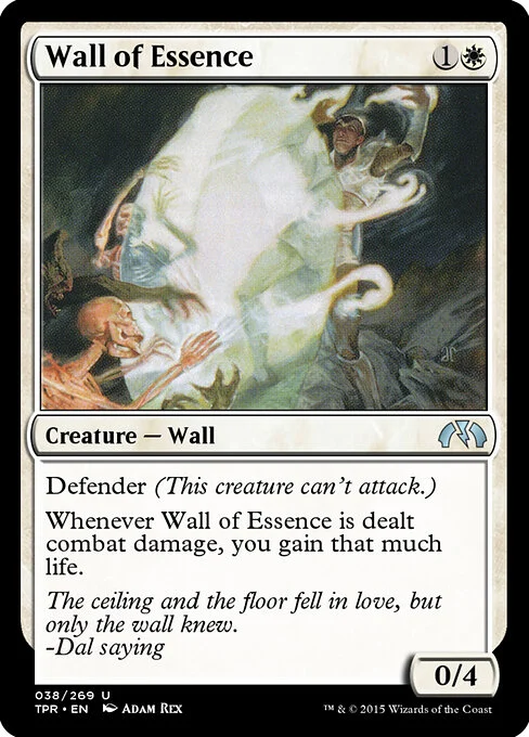 Wall of Essence, carta Magic di tipo Creature — Wall illustrata da Adam Rex