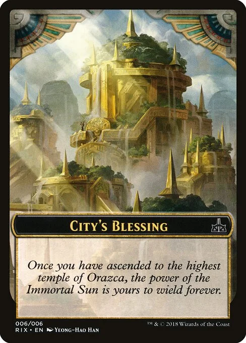 City's Blessing, carta Magic di tipo Card illustrata da Yeong-Hao Han