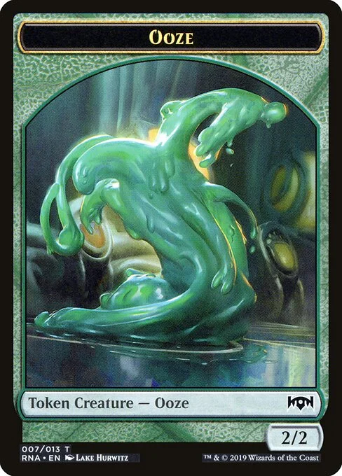 Ooze, carta Magic di tipo Token Creature — Ooze illustrata da Lake Hurwitz