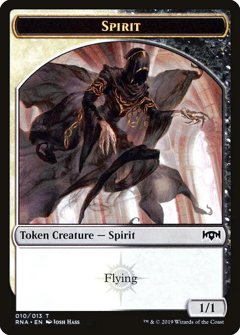 Spirit, carta Magic di tipo Token Creature — Spirit illustrata da Josh Hass