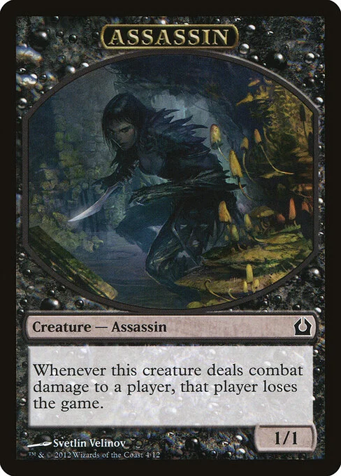 Assassin, carta Magic di tipo Token Creature — Assassin illustrata da Svetlin Velinov