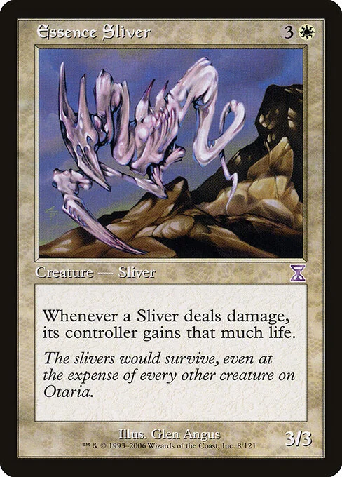Essence Sliver, carta Magic di tipo Creature — Sliver illustrata da Glen Angus