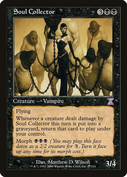 Soul Collector, carta Magic di tipo Creature — Vampire illustrata da Matthew D. Wilson