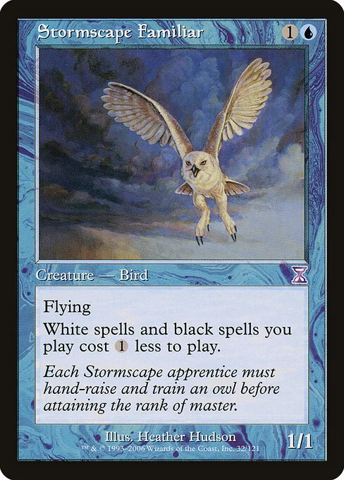 Stormscape Familiar, carta Magic di tipo Creature — Bird illustrata da Heather Hudson