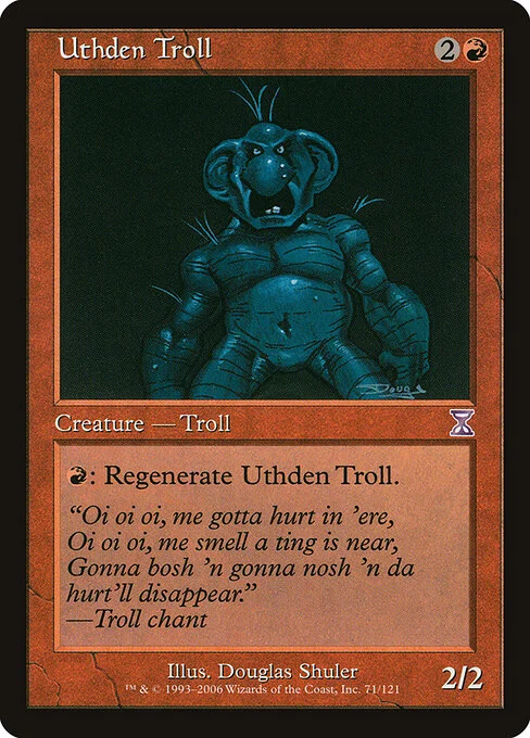 Uthden Troll, carta Magic di tipo Creature — Troll illustrata da Douglas Shuler