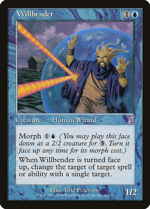 Willbender, carta Magic di tipo Creature — Human Wizard illustrata da Eric Peterson