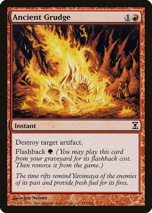 Ancient Grudge, carta Magic di tipo Instant illustrata da Jim Nelson