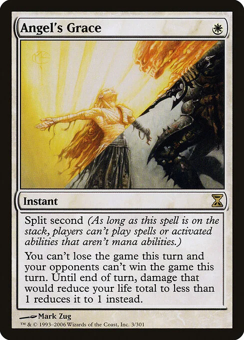 Angel's Grace, carta Magic di tipo Instant illustrata da Mark Zug