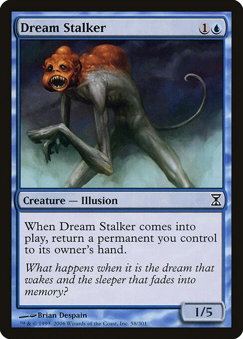 Dream Stalker, carta Magic di tipo Creature — Illusion illustrata da Brian Despain