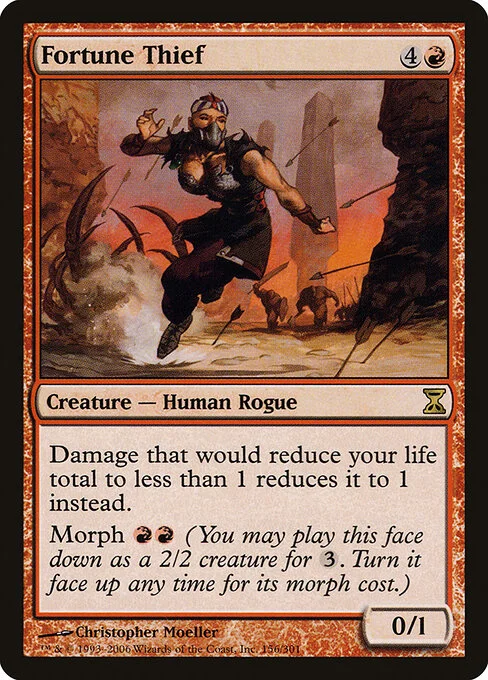 Fortune Thief, carta Magic di tipo Creature — Human Rogue illustrata da Christopher Moeller