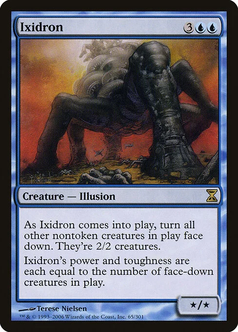 Ixidron, carta Magic di tipo Creature — Illusion illustrata da Terese Nielsen