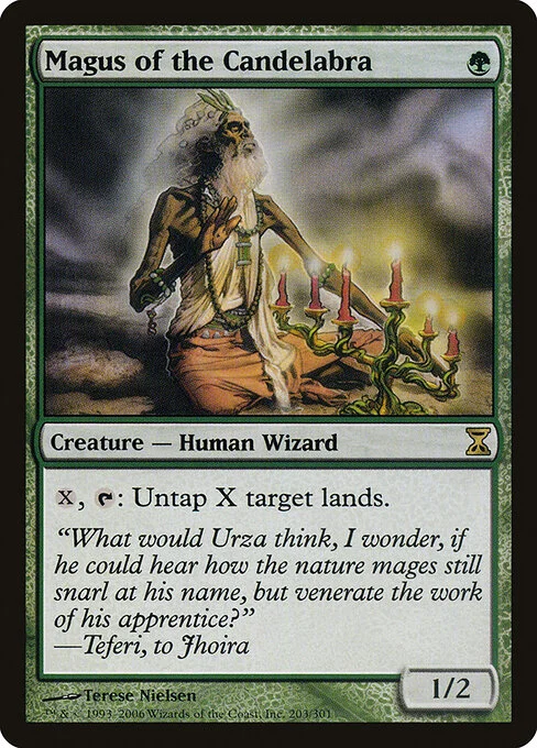Magus of the Candelabra, carta Magic di tipo Creature — Human Wizard illustrata da Terese Nielsen