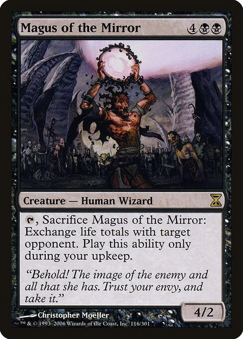 Magus of the Mirror, carta Magic di tipo Creature — Human Wizard illustrata da Christopher Moeller
