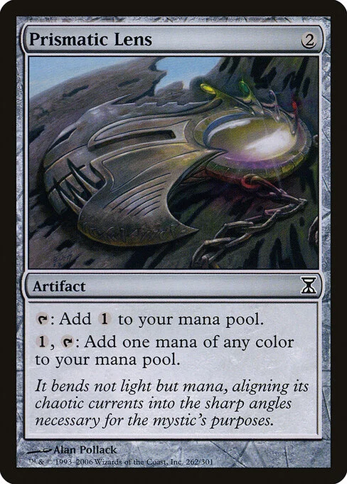 Prismatic Lens, carta Magic di tipo Artifact illustrata da Alan Pollack