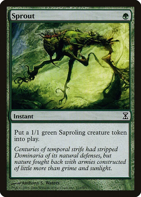 Sprout, carta Magic di tipo Instant illustrata da Anthony S. Waters