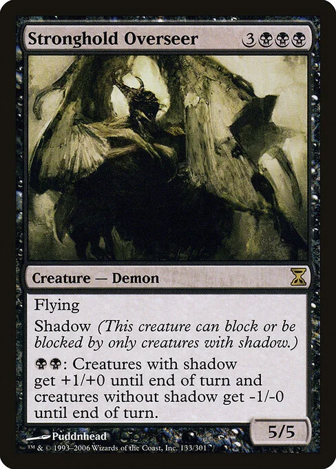 Stronghold Overseer, carta Magic di tipo Creature — Demon illustrata da Puddnhead