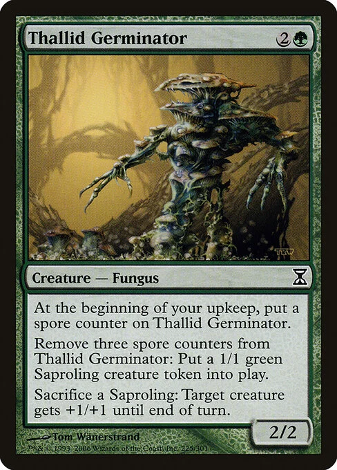 Thallid Germinator, carta Magic di tipo Creature — Fungus illustrata da Tom Wänerstrand
