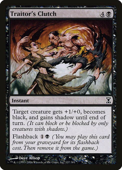 Traitor's Clutch, carta Magic di tipo Instant illustrata da Dave Allsop