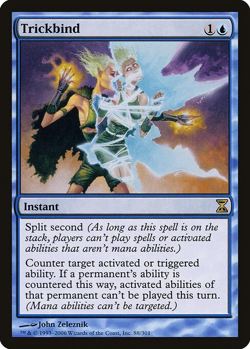 Trickbind, carta Magic di tipo Instant illustrata da John Zeleznik