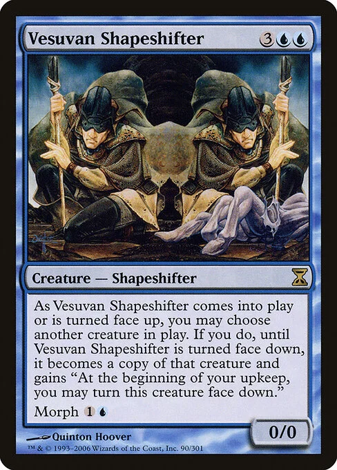 Vesuvan Shapeshifter, carta Magic di tipo Creature — Shapeshifter illustrata da Quinton Hoover