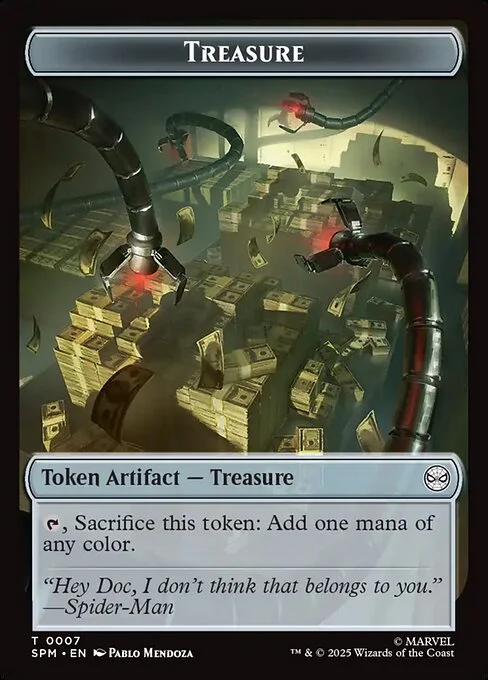 Treasure, carta Magic di tipo Token Artifact — Treasure illustrata da Pablo Mendoza