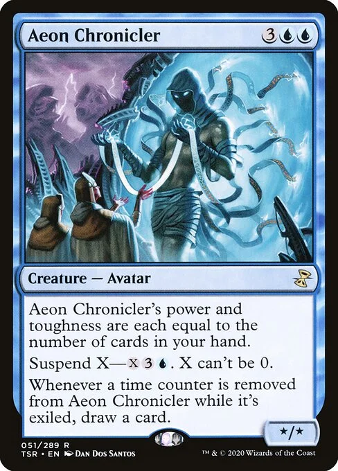 Aeon Chronicler, carta Magic di tipo Creature — Avatar illustrata da Dan Dos Santos