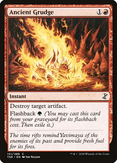 Ancient Grudge, carta Magic di tipo Instant illustrata da Jim Nelson