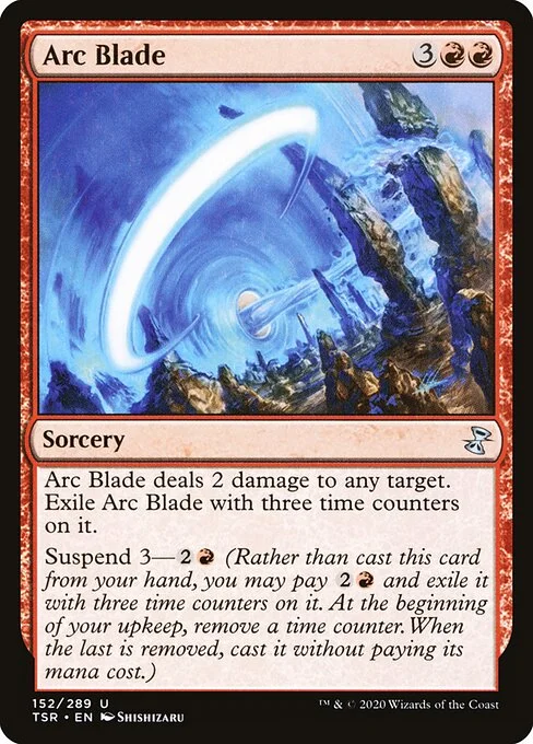 Arc Blade, carta Magic di tipo Sorcery illustrata da Shishizaru