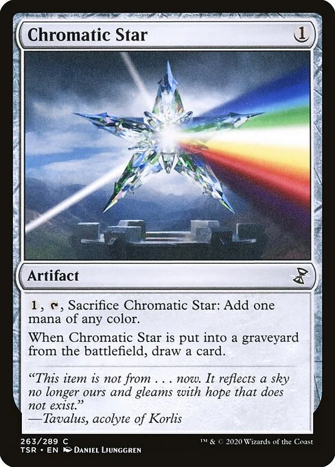 Chromatic Star, carta Magic di tipo Artifact illustrata da Daniel Ljunggren
