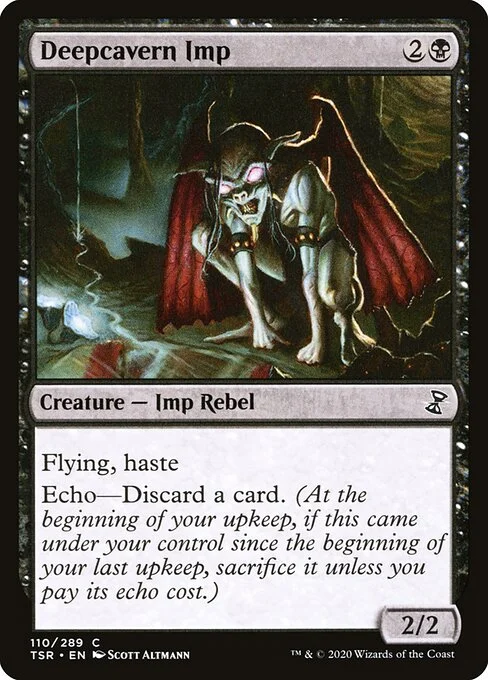 Deepcavern Imp, carta Magic di tipo Creature — Imp Rebel illustrata da Scott Altmann