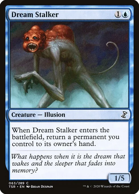 Dream Stalker, carta Magic di tipo Creature — Illusion illustrata da Brian Despain