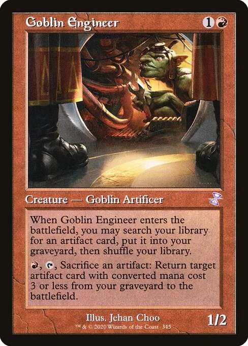 Goblin Engineer, carta Magic di tipo Creature — Goblin Artificer illustrata da Jehan Choo