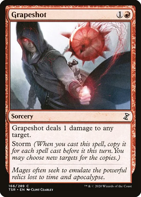 Grapeshot, carta Magic di tipo Sorcery illustrata da Clint Cearley