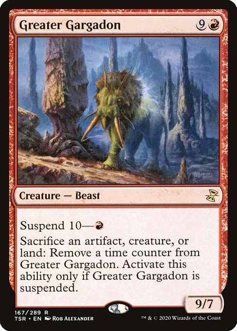 Greater Gargadon, carta Magic di tipo Creature — Beast illustrata da Rob Alexander