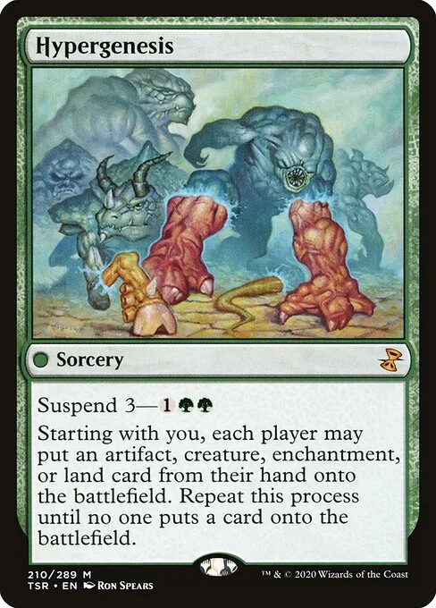 Hypergenesis, carta Magic di tipo Sorcery illustrata da Ron Spears