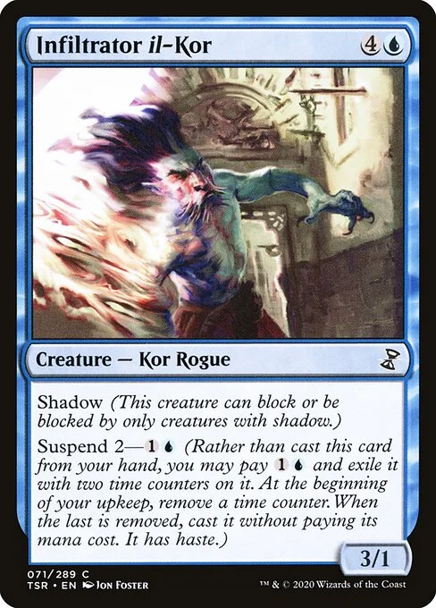 Infiltrator il-Kor, carta Magic di tipo Creature — Kor Rogue illustrata da Jon Foster
