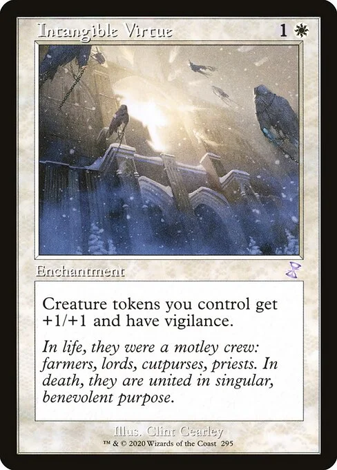 Intangible Virtue, carta Magic di tipo Enchantment illustrata da Clint Cearley