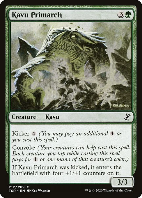 Kavu Primarch, carta Magic di tipo Creature — Kavu illustrata da Kev Walker