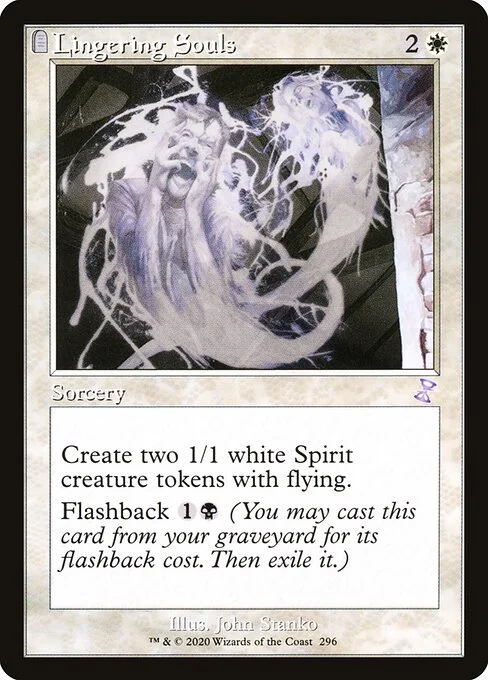 Lingering Souls, carta Magic di tipo Sorcery illustrata da John Stanko