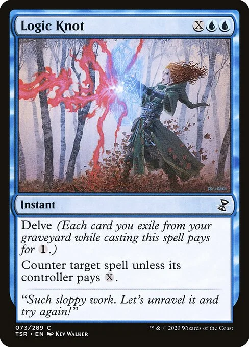 Logic Knot, carta Magic di tipo Instant illustrata da Kev Walker