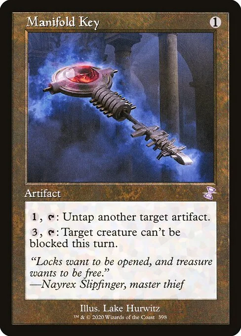 Manifold Key, carta Magic di tipo Artifact illustrata da Lake Hurwitz