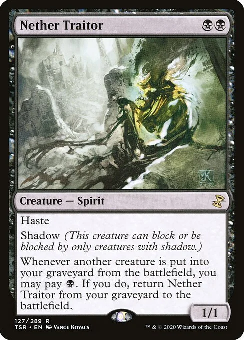 Nether Traitor, carta Magic di tipo Creature — Spirit illustrata da Vance Kovacs