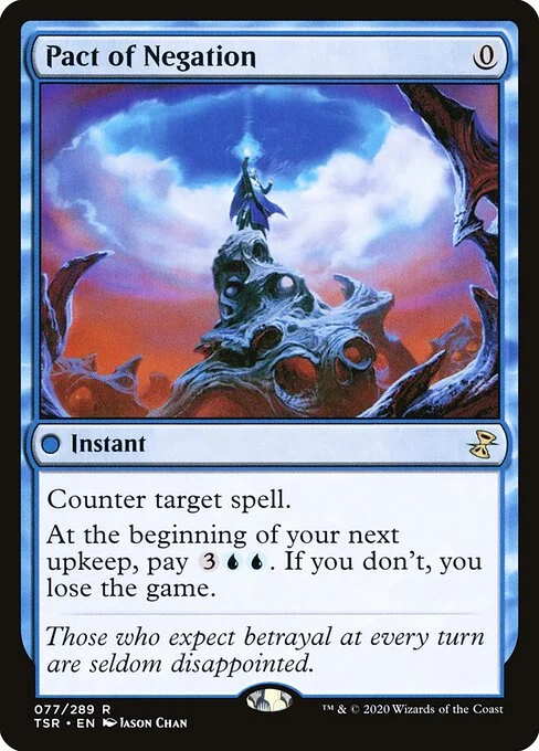 Pact of Negation, carta Magic di tipo Instant illustrata da Jason Chan