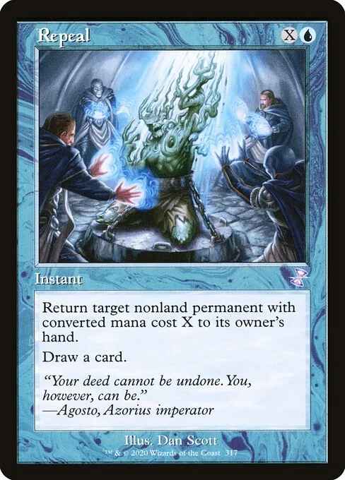 Repeal, carta Magic di tipo Instant illustrata da Dan Murayama Scott