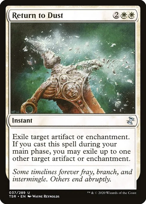 Return to Dust, carta Magic di tipo Instant illustrata da Wayne Reynolds