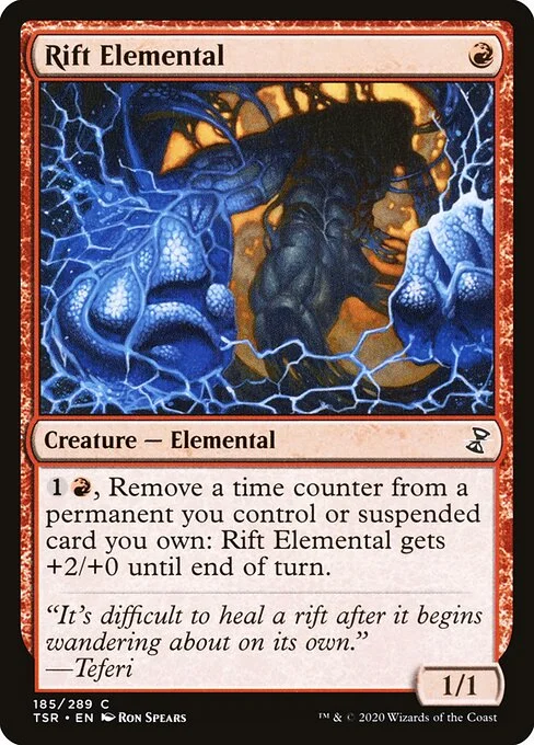 Rift Elemental, carta Magic di tipo Creature — Elemental illustrata da Ron Spears
