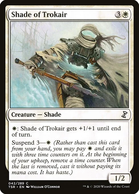 Shade of Trokair, carta Magic di tipo Creature — Shade illustrata da William O'Connor